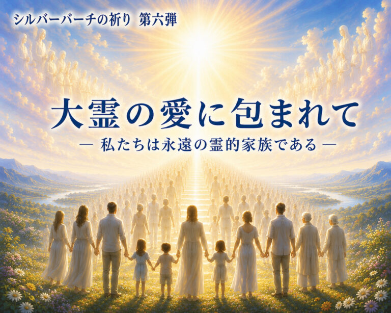 【大霊の愛に包まれて】―私たちは永遠の霊的家族であるー　シルバーバーチの祈り　第六弾