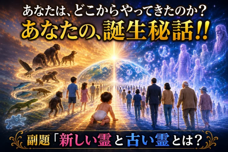 あなたの、誕生秘話！？「あなたは、どこからやってきたのか？」新しい霊と古い霊とは？