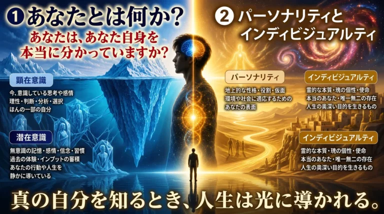 あなたとは何か？「あなたは、あなた自身を本当に分かっていますか？」